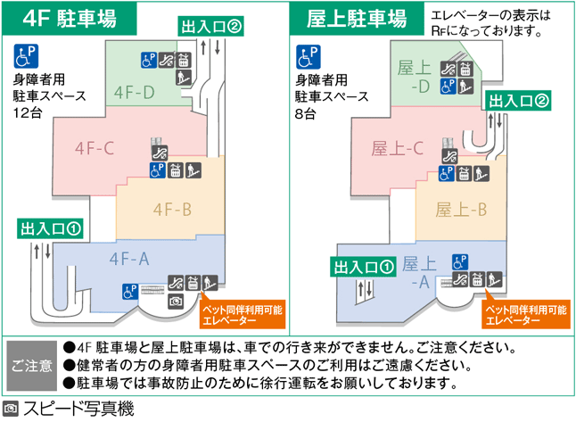 ミュゼつくばイーアス店の駐車場