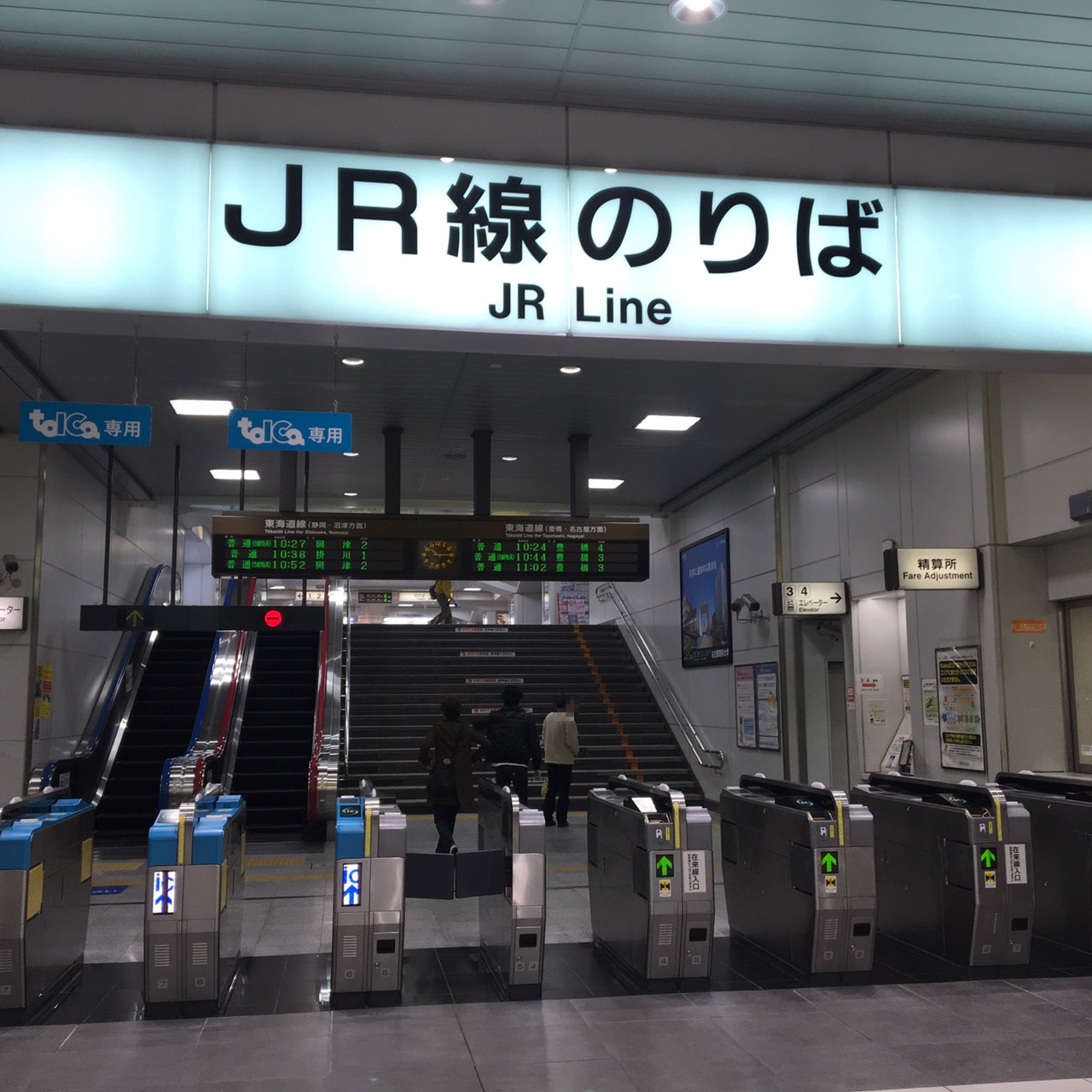 JR浜松駅の改札